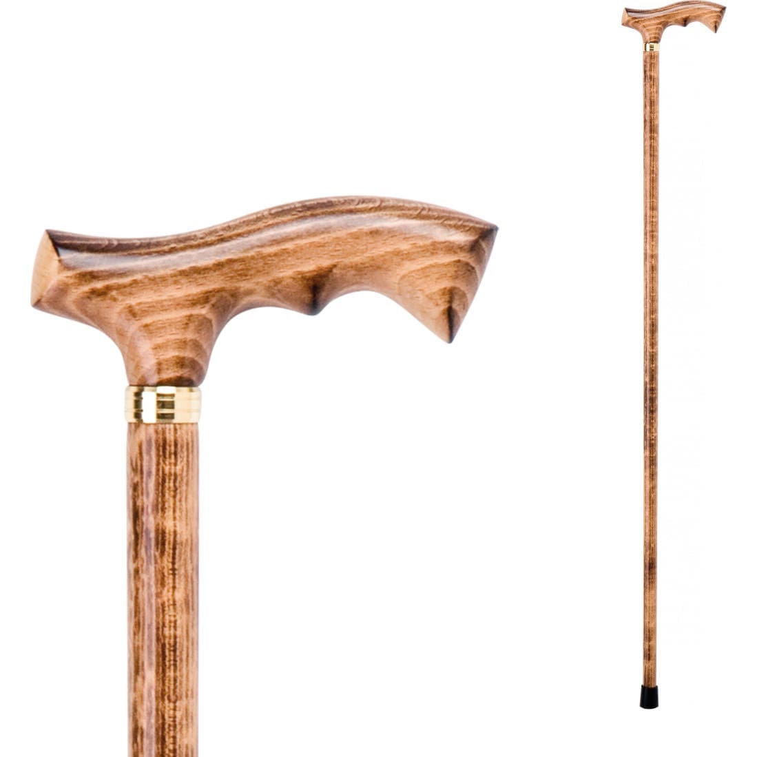 Cavip By Flexor Canne de marche en bois de hêtre 206 1pc
