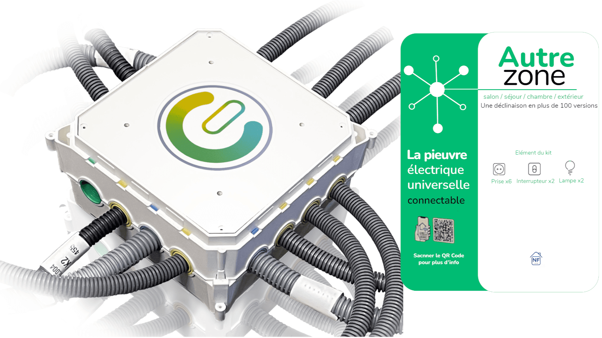 Pieuvre électrique universelle autre zone